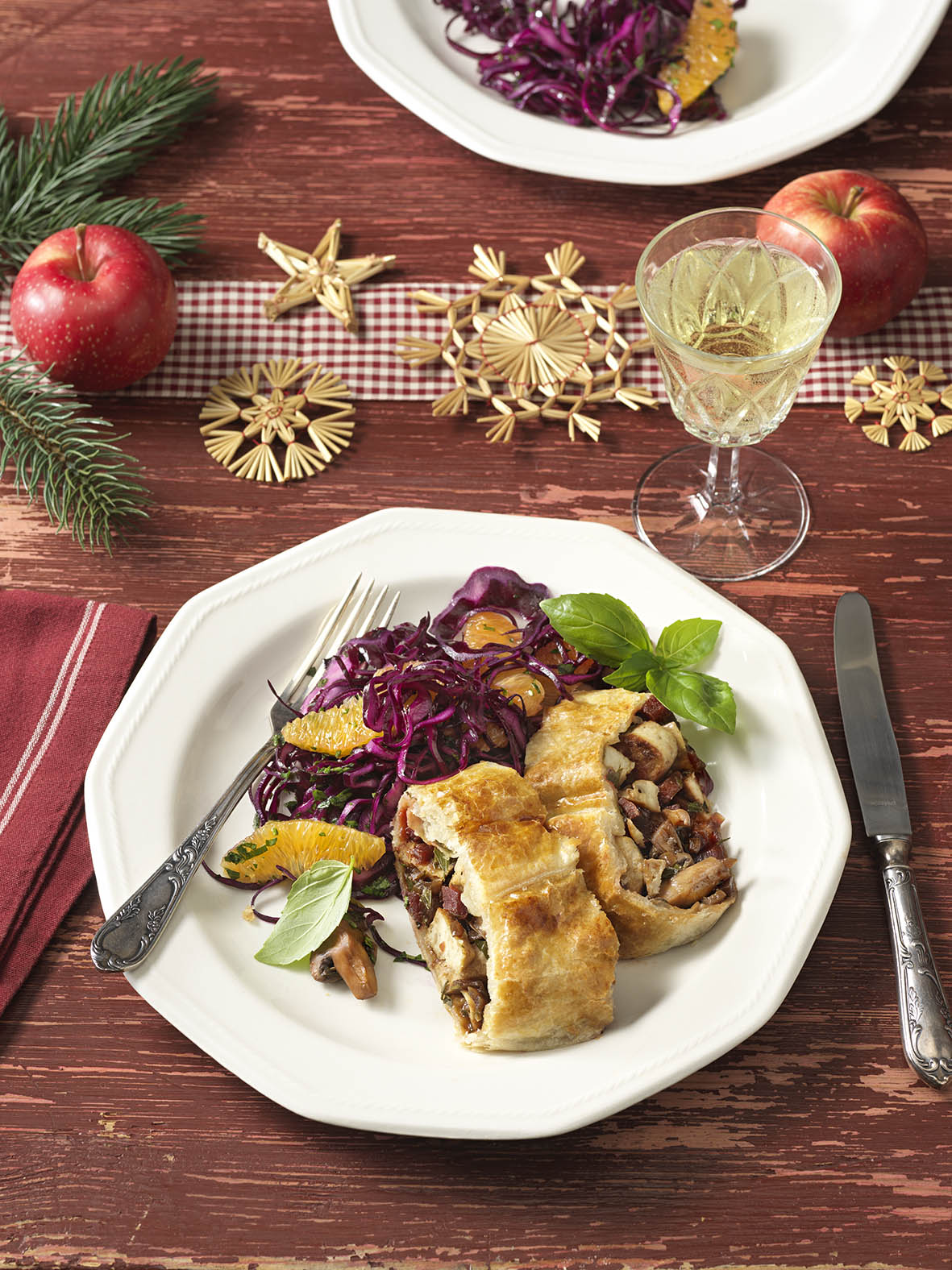 Vegan kerstgebraad met soya en groenten - Tante Fanny