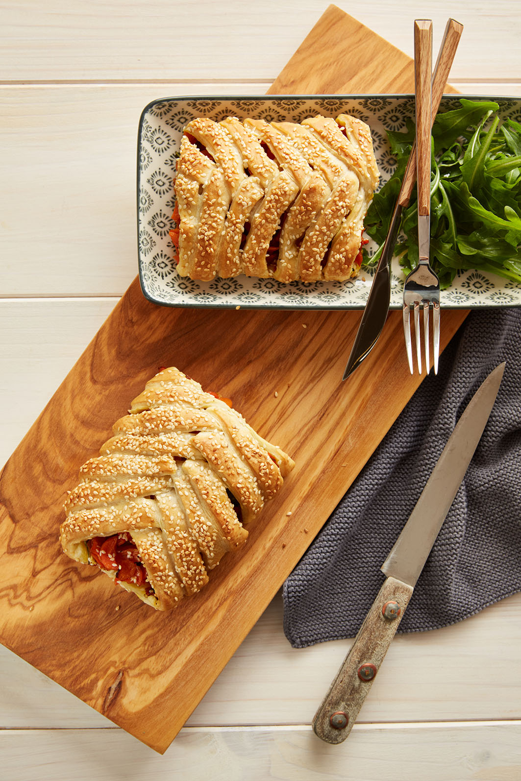 Mini strudels met wortel en gember - Tante Fanny kant- en klaar bladerdeeg