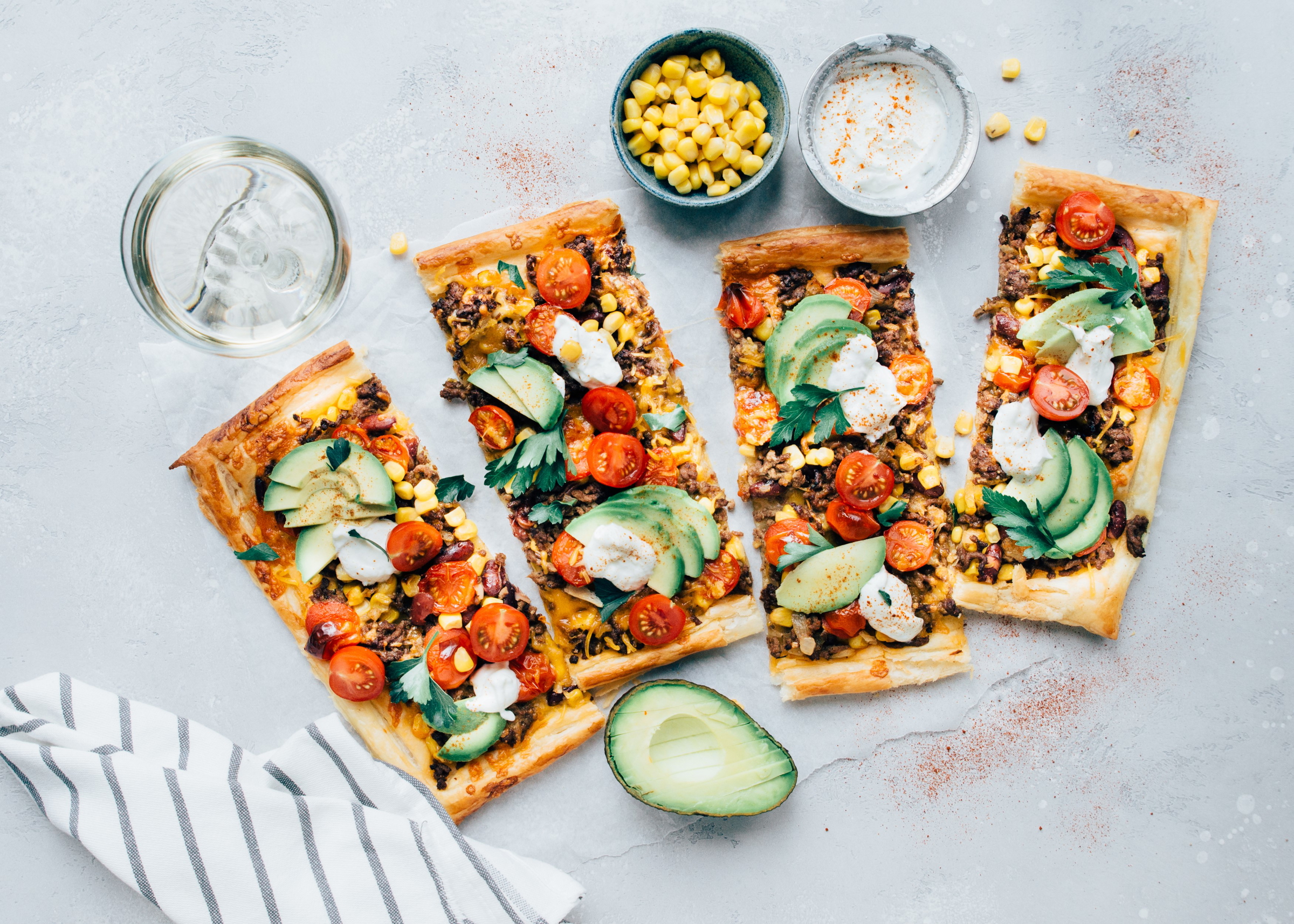 Mexicaanse Plaattaart met ingrediënten