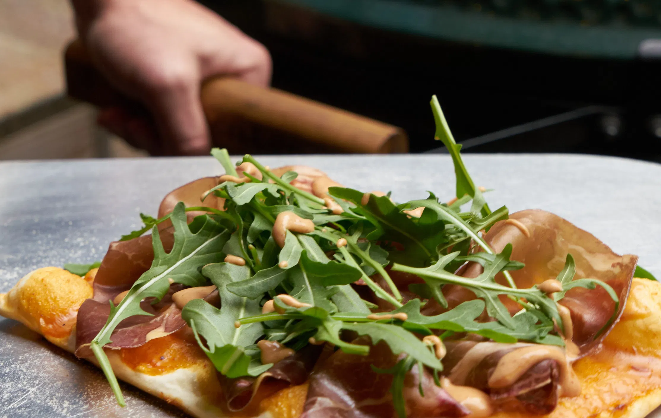 BBQ pizza