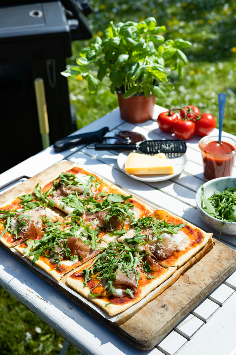 bbq pizza met paraham