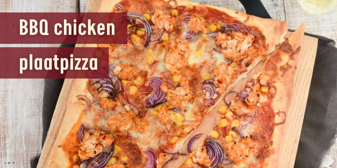bbq chicken plaatpizza