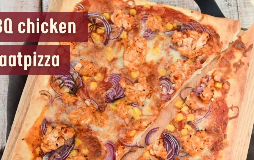 bbq chicken plaatpizza