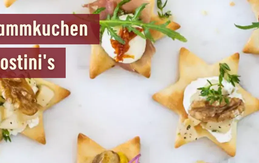 flammkuchen crostini's