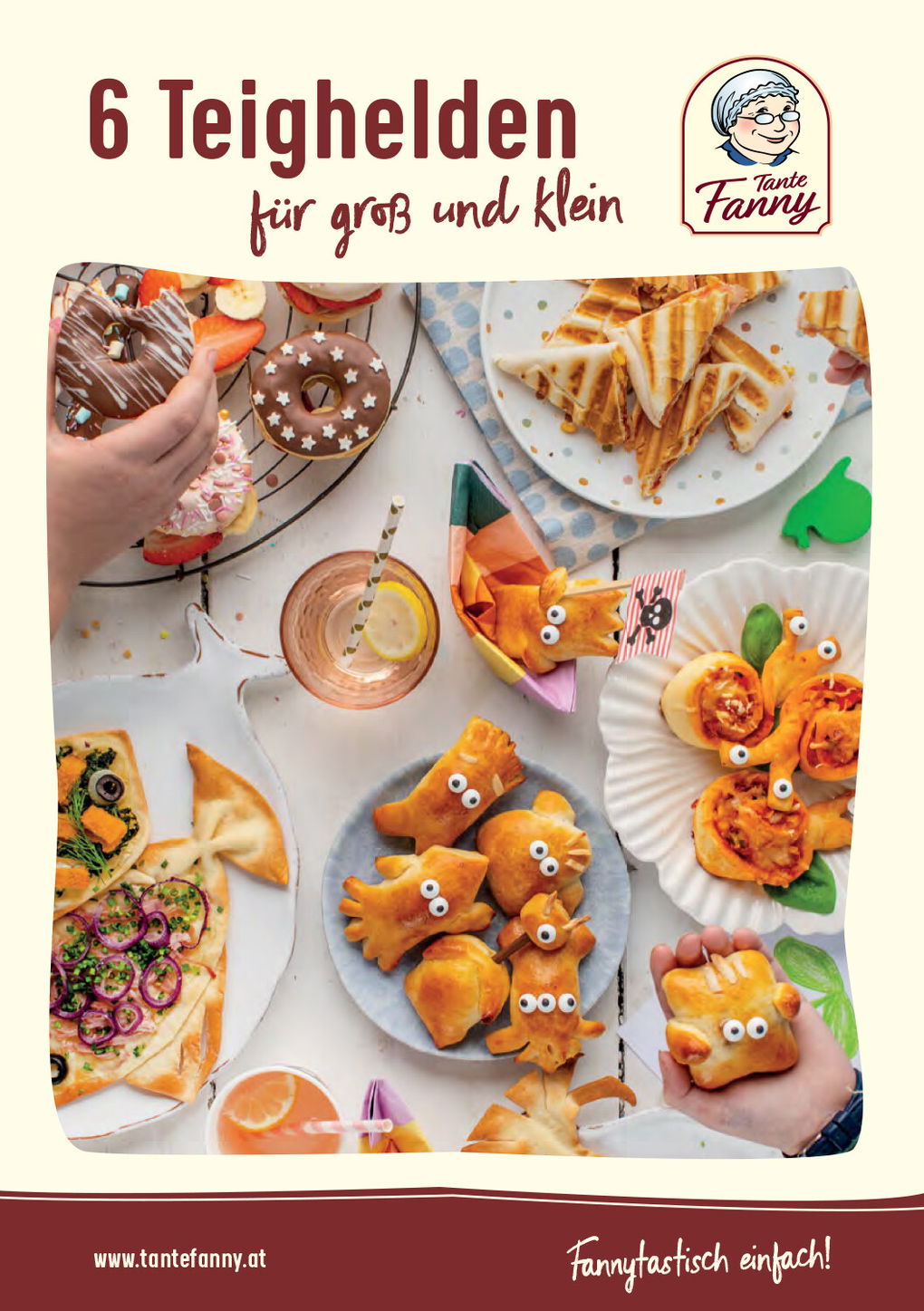 Coverbild für das Rezeptheft 6 Teighelden für Groß und Klein