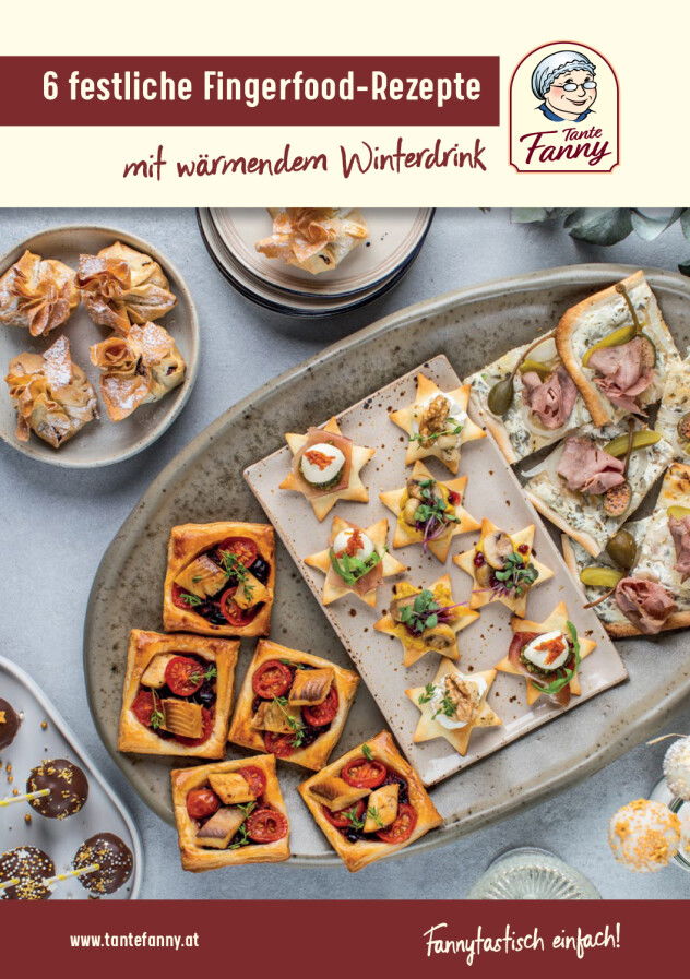 Gratis Rezeptheft: 6 festliche Fingerfood-Rezepte