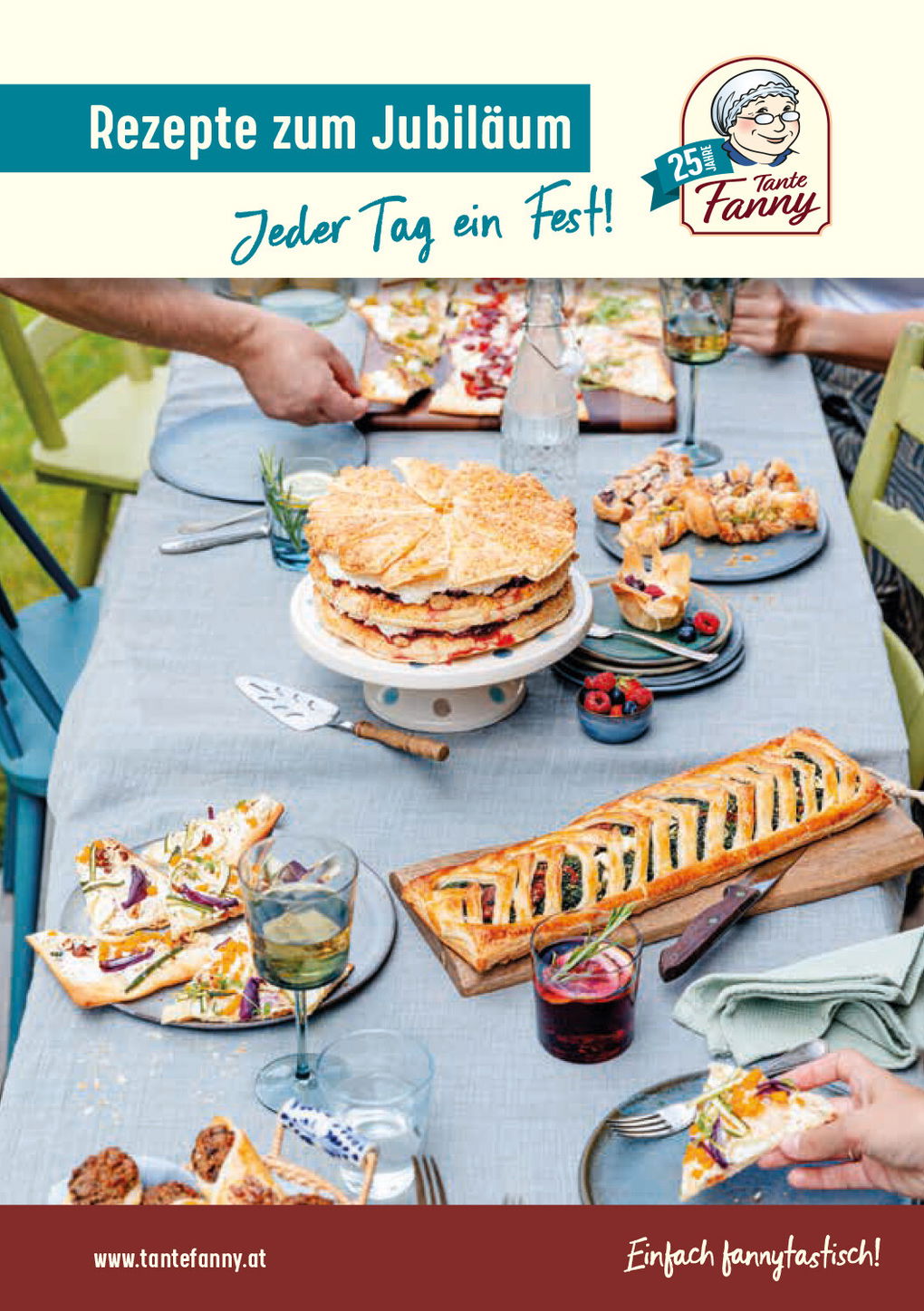 Coverbild für das Rezeptheft Rezepte zum Jubiläum – Jeder Tag ein Fest!