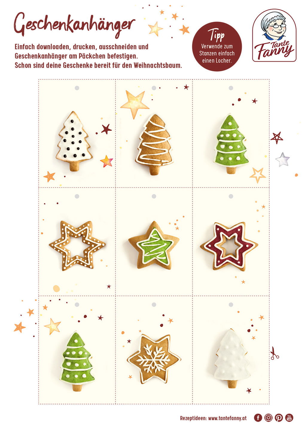 Coverbild für das Rezeptheft Geschenkanhänger