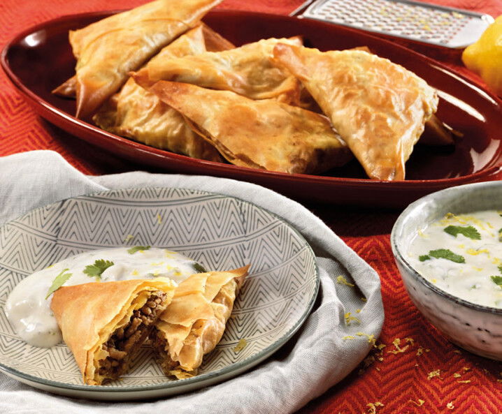 Samosas Indische Teigdreiecke
