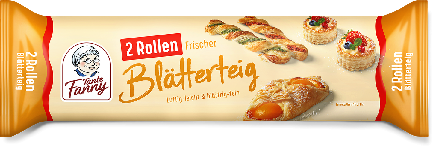 Tante Fanny Frischer Blätterteig 2er Packung 600 g