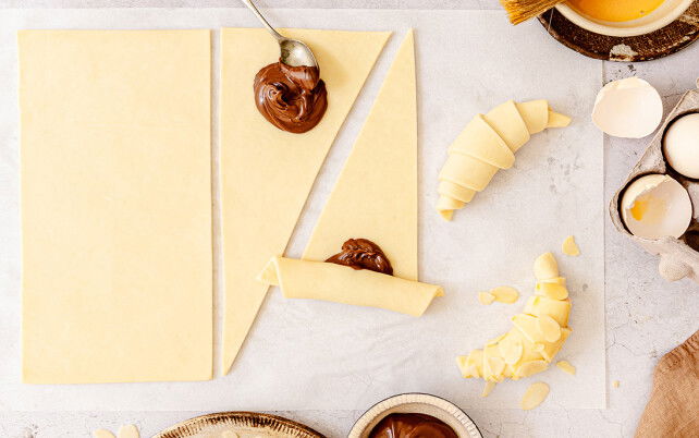 Frischer Butter-Croissant- & Plunderteig von Tante Fanny