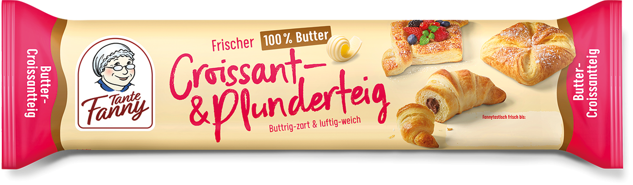 Tante Fanny Frischer Butter-Croissant- & Plunderteig