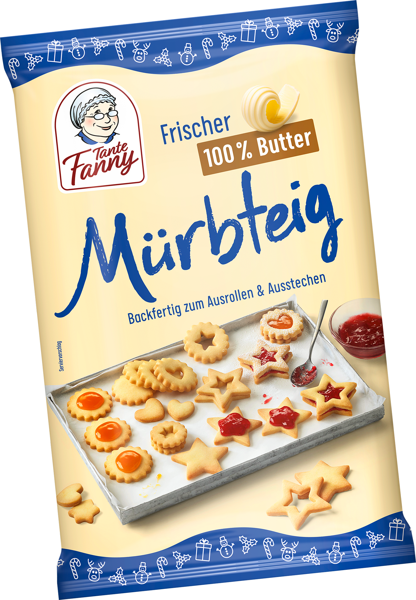 Tante Fanny Frischer Butter-Mürbteig für Kekse