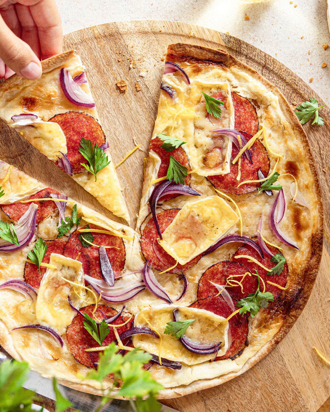 Runde Flammkuchenböden von Tante Fanny