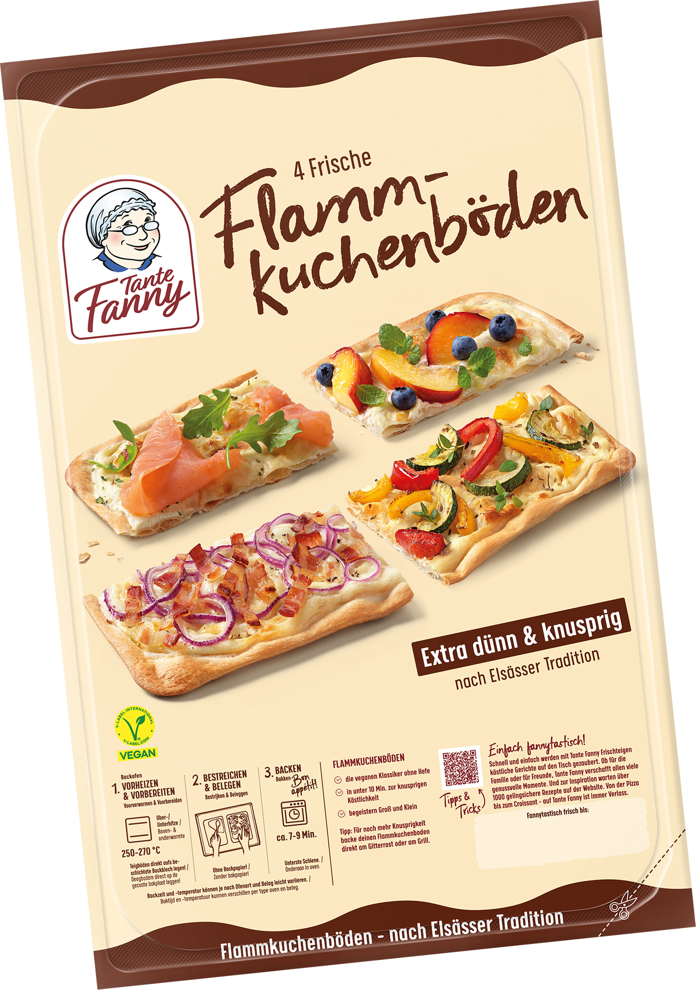 Tante Fanny Frische Flammkuchenböden