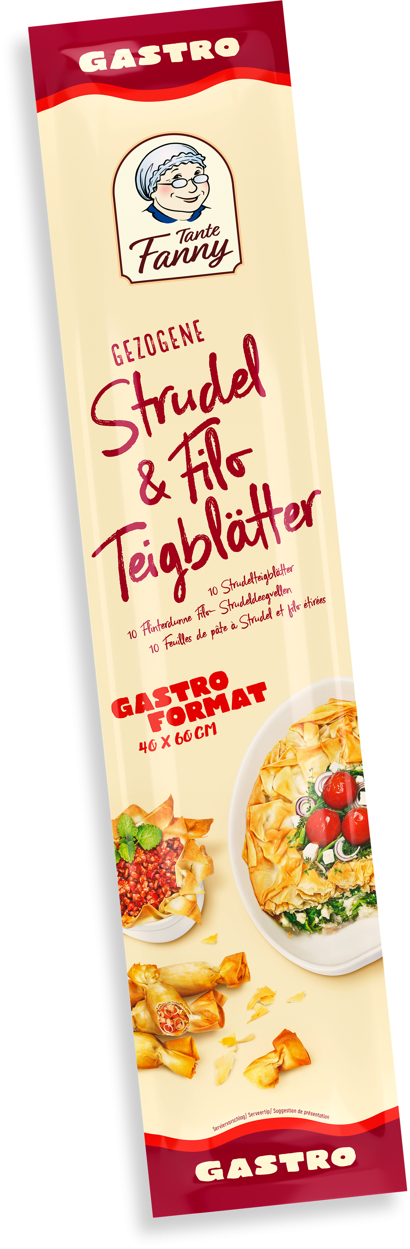 Gezogene Strudel & Filo Teigblätter im Gastro Format