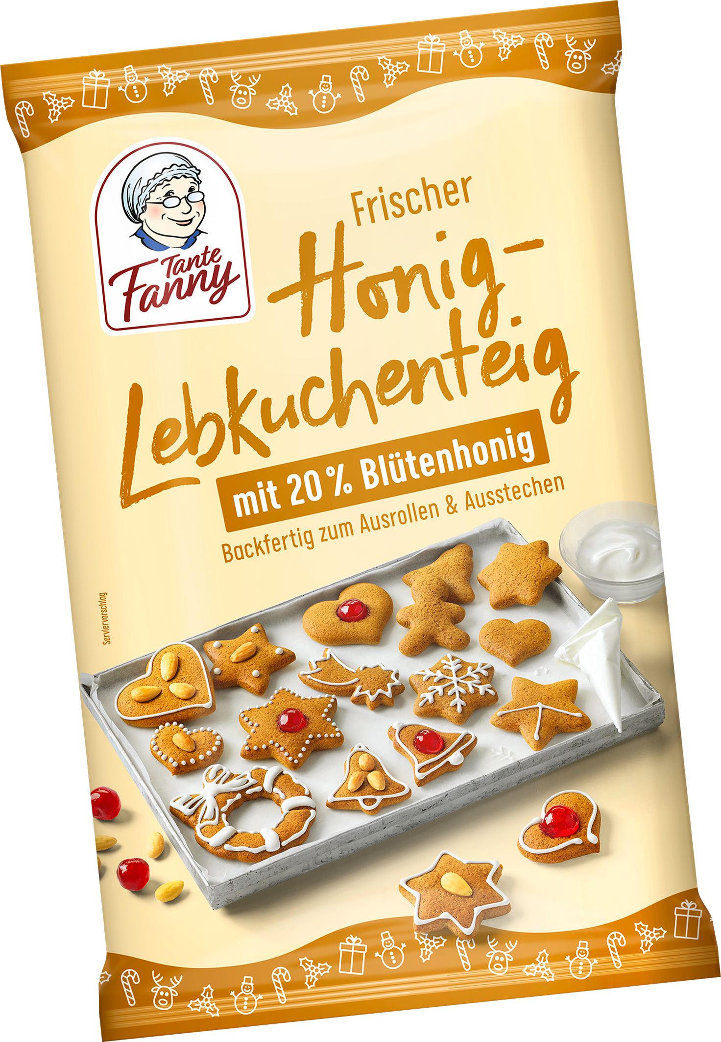 Tante Fanny Frischer Honig-Lebkuchenteig 400g