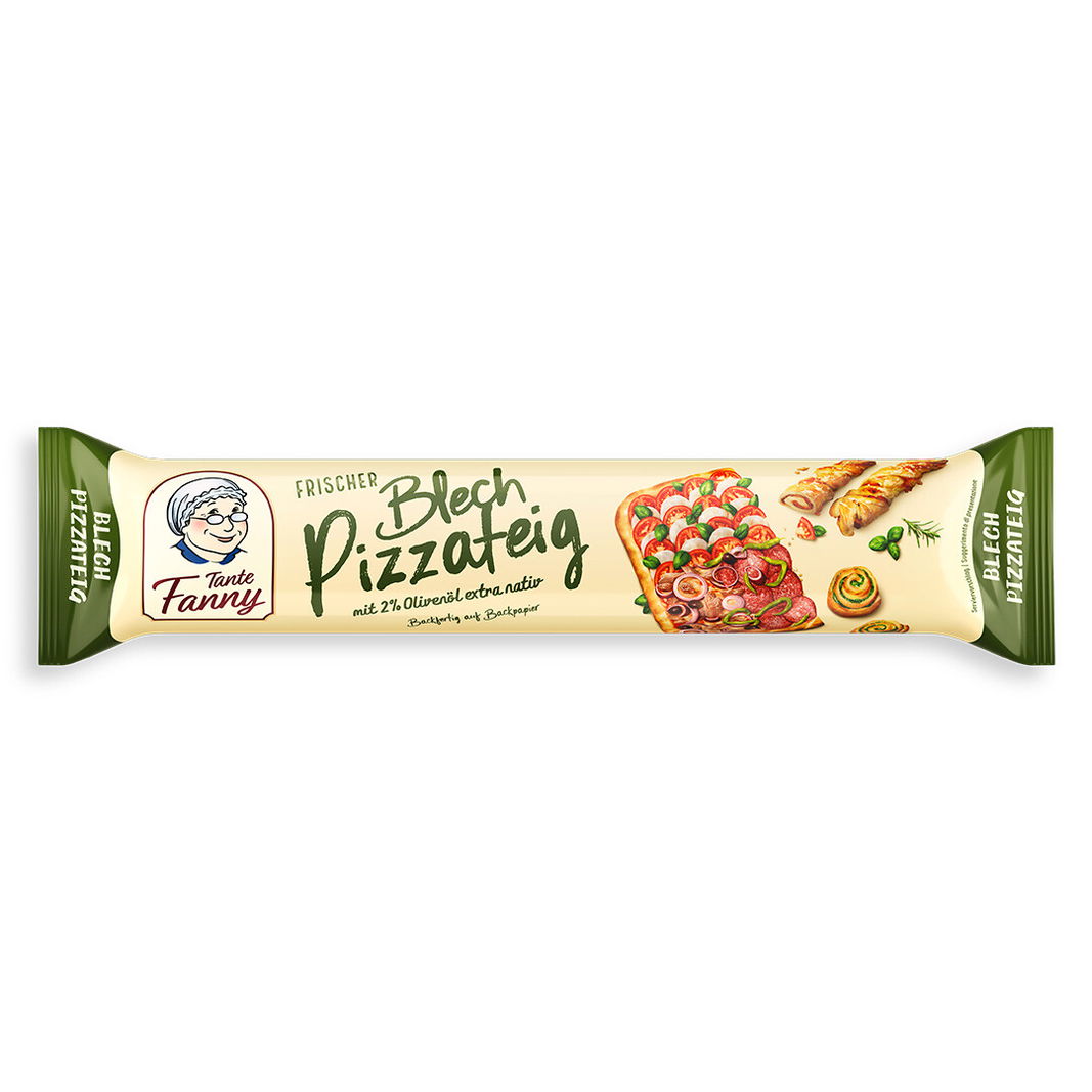 Frischer Blech-Pizzateig