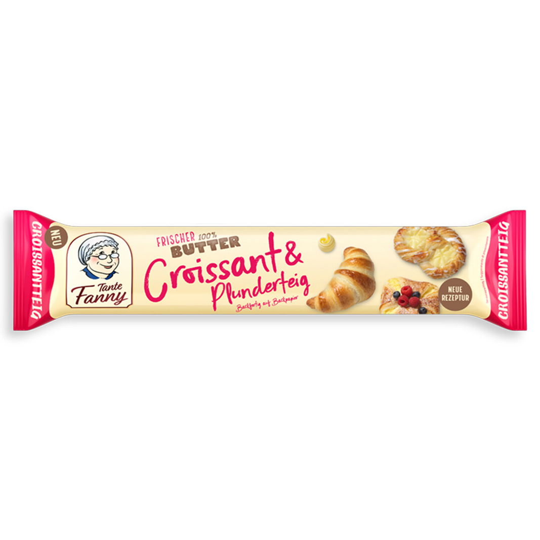Frischer Butter-Croissant- & Plunderteig
