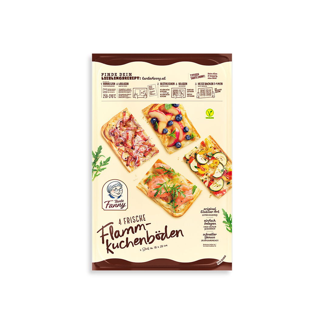 Frische Flammkuchenböden
