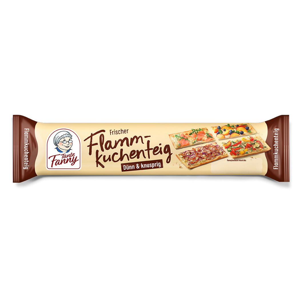 Frischer Flammkuchenteig