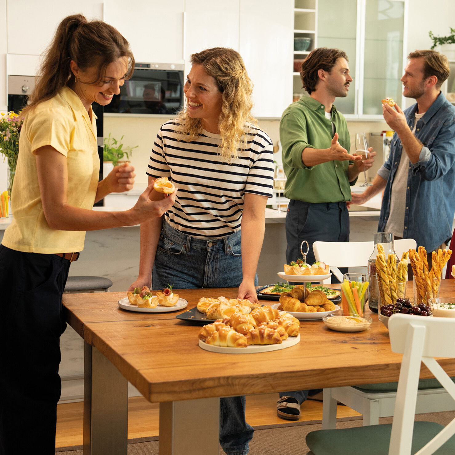 Brunch mit Freunden genießen