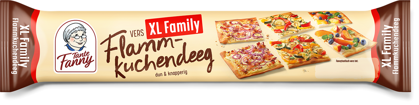 Packshot vers flammkuchendeeg XL familie Tante Fanny