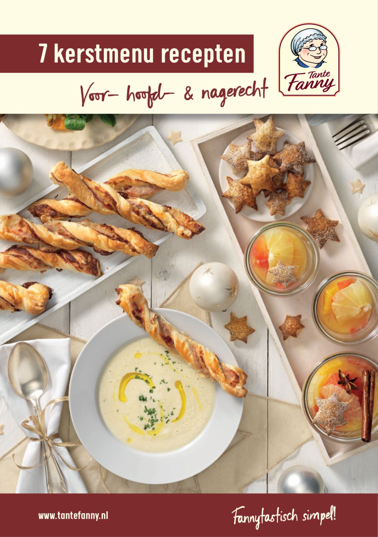 Omslagafbeelding voor het receptboekje Kerstmenu
