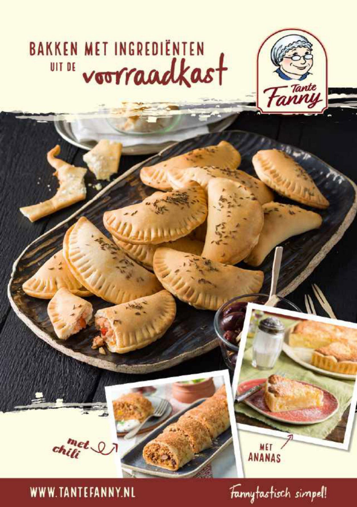 Omslagafbeelding voor het receptboekje Bakken uit de voorraadkast