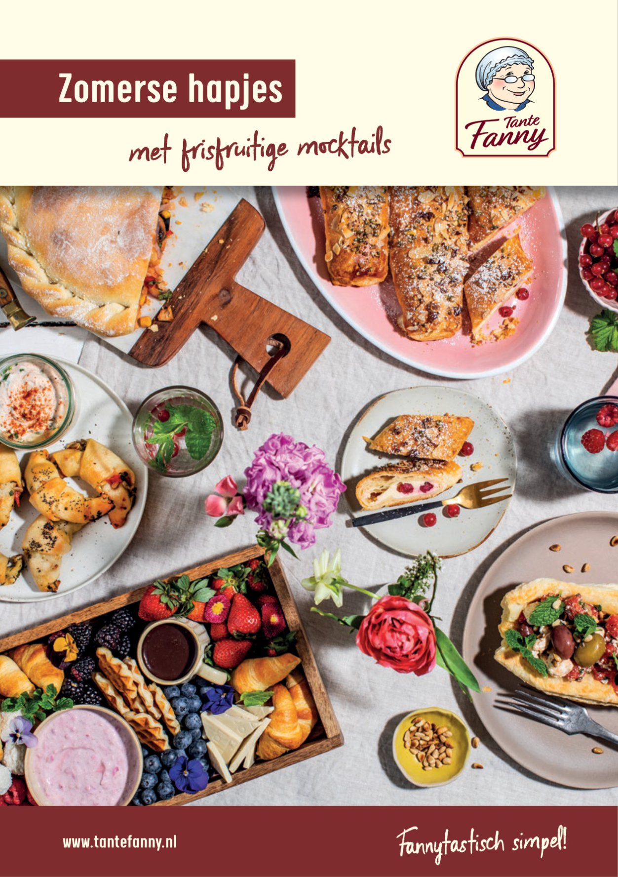 Omslagafbeelding voor het receptboekje Zomerse hapjes
