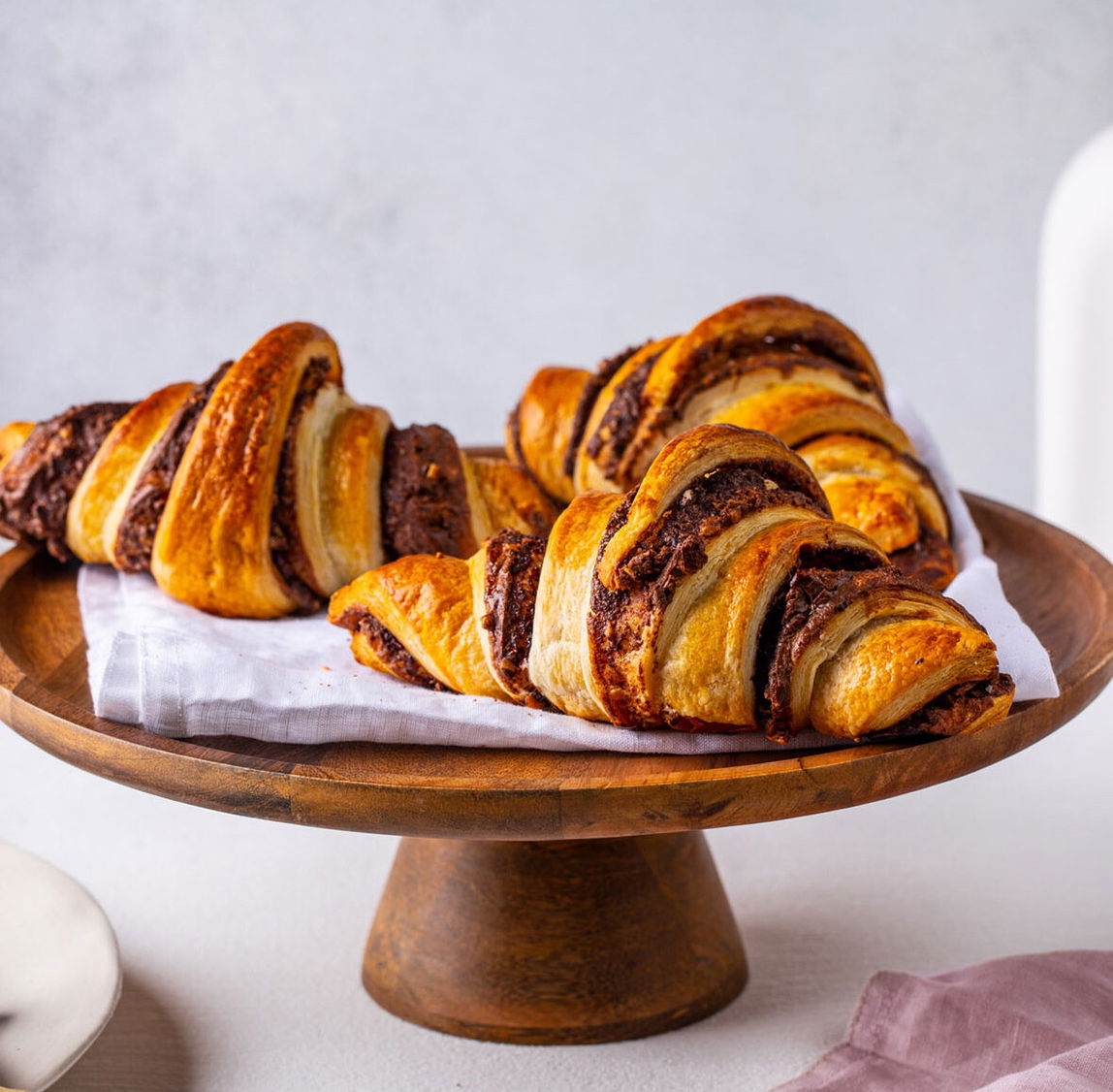 Nuss-Nougat-Croissants