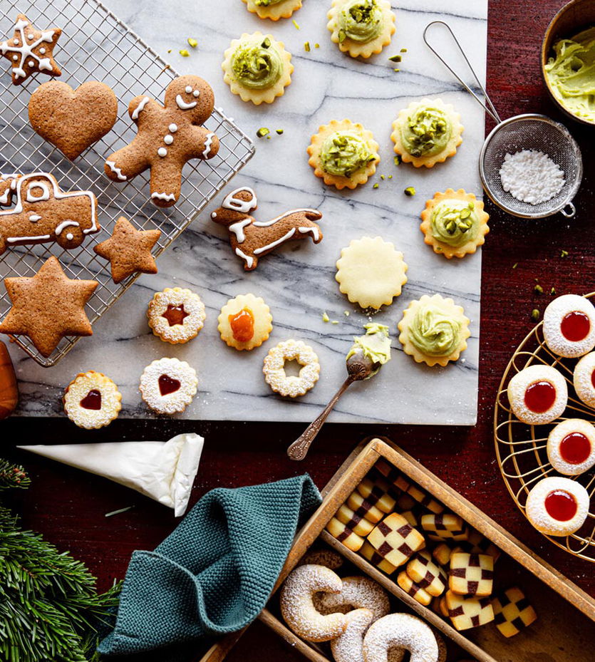 Tante Fanny weihnachtliche Keksteige