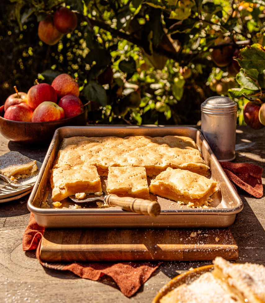 Gedeckter Apfelkuchen mit Mürbteig Tante Fanny