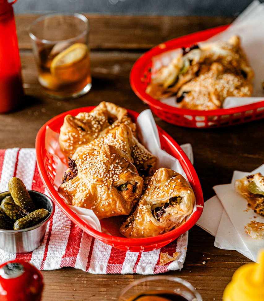 Cheeseburger Taschen