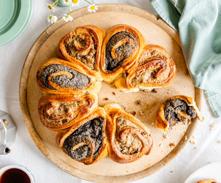 Hefeblume mit Nuss- & Mohnfüllung Tante Fanny