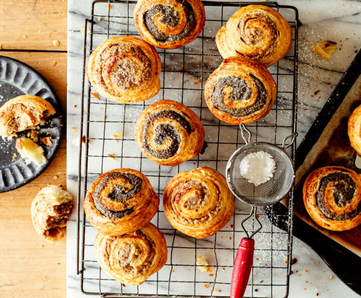 Nuss- und Mohnschnecken