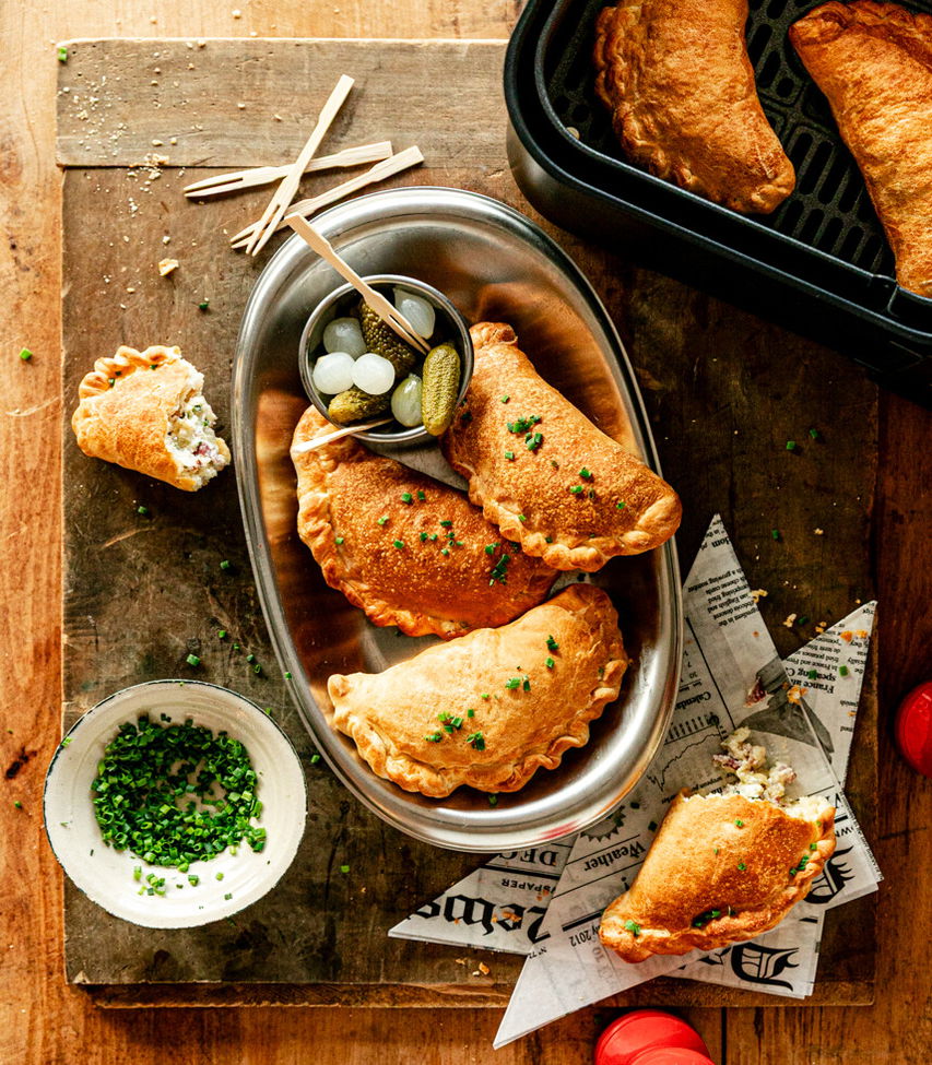 Pizzataschen „Flammkuchen-Style“