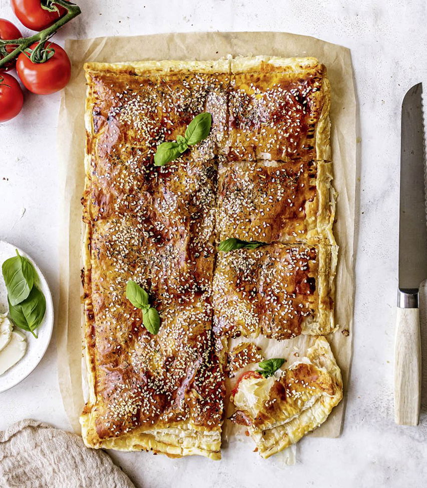 Blätterteig-Bites Tomate-Mozzarella - Thermomix-Rezept