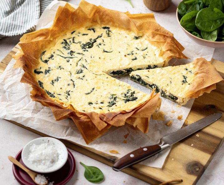 Feta-Spinat-Knusper-Quiche - Thermomix-Rezept