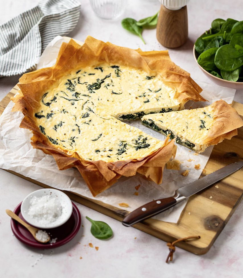 Feta-Spinat-Knusper-Quiche - Thermomix-Rezept