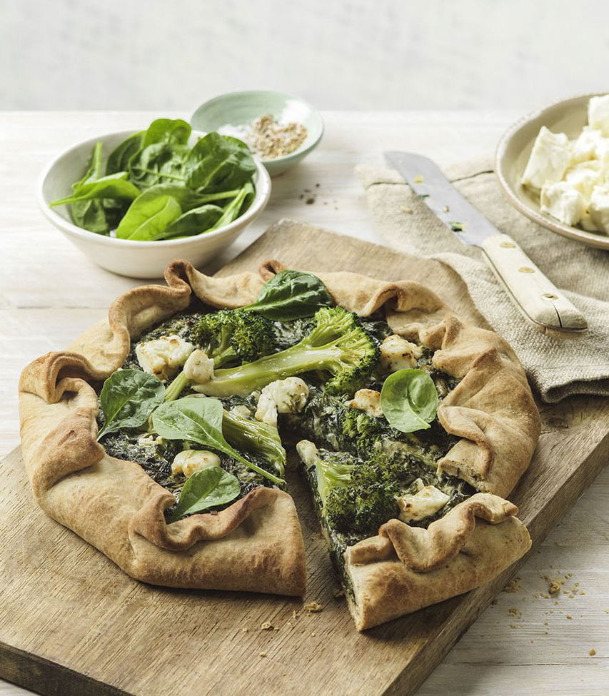 Grüne Galette mit Gemüse - Tante Fanny