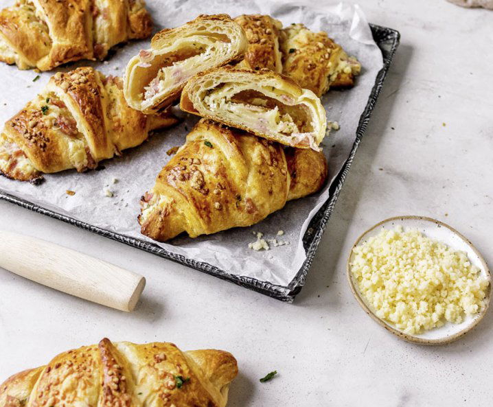 Käse-Schinken-Croissants Deluxe - Thermomix Rezept