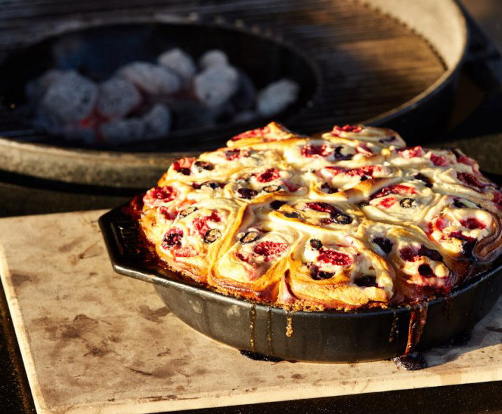 Mascarpone-Schnecken vom Grill - Dessert vom Grill