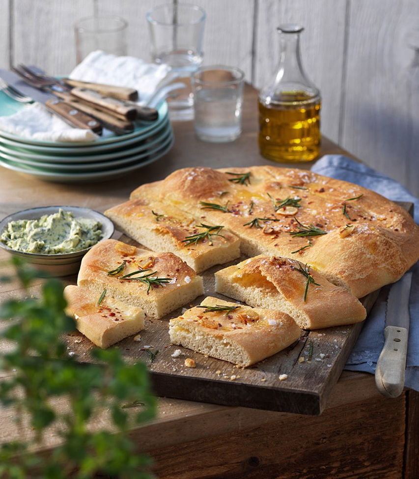 Ofenbrot mit Kräutern