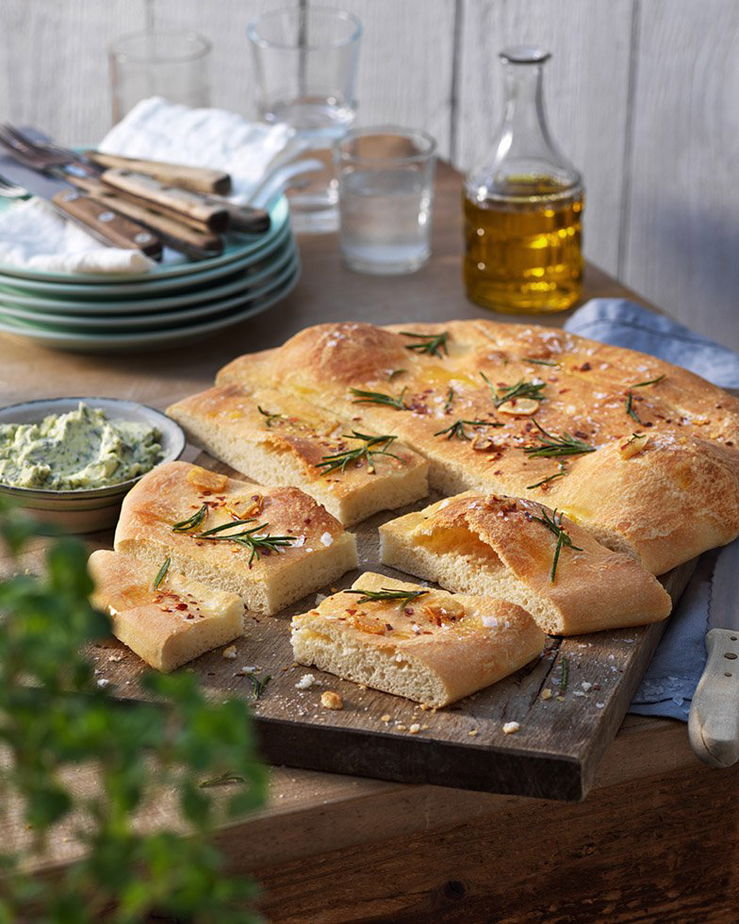 Ofenbrot mit Kräutern