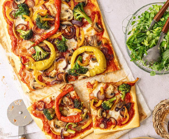 Pizza Primavera Rezept - Tante Fanny