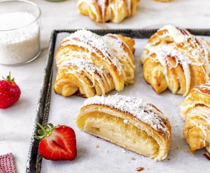 Raffaello Croissants - Thermomix-Rezept