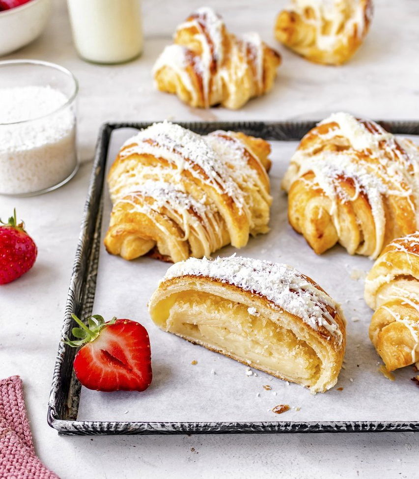Raffaello Croissants - Thermomix-Rezept