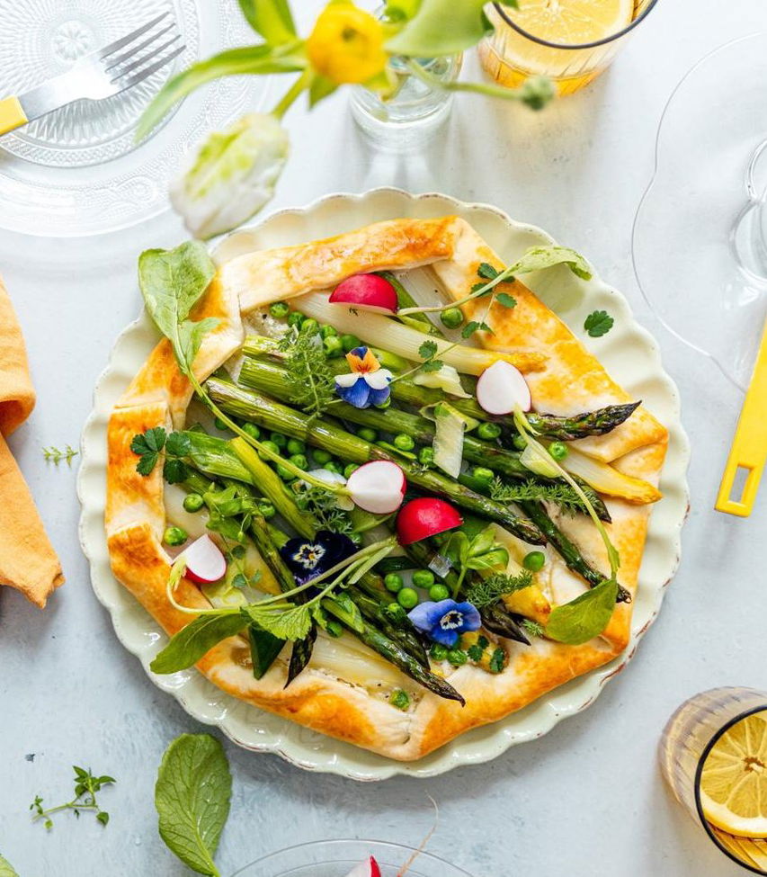 Spargel-Galette