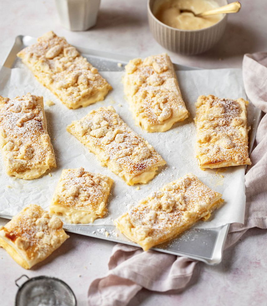 Va­nil­le-Streu­sel-Kis­sen - Thermomix-Rezept